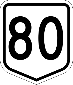 National Route: used in QLD and partly in WA and VIC; remains on old signs in ACT.