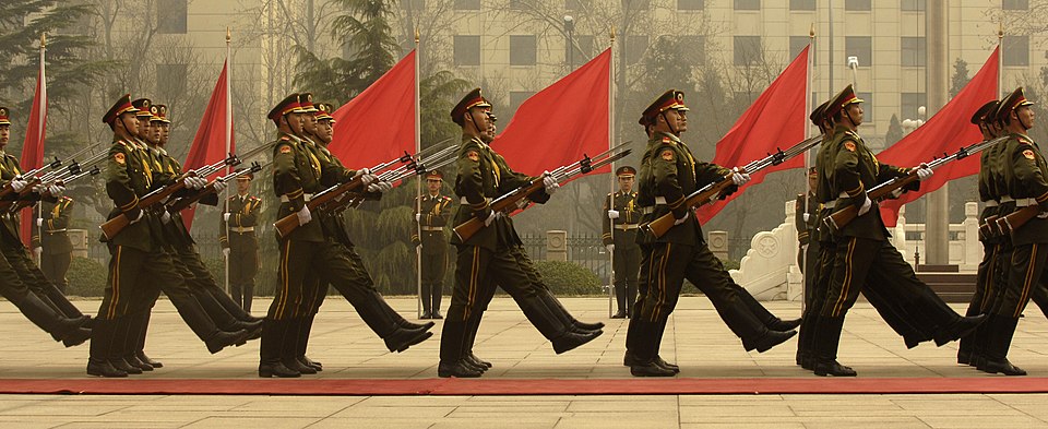 Chinese honor guard, Beijing, 2007