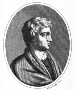 Diodorus Siculus as depicted in the Biography of the illustrious men of Sicily