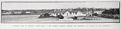 Ruakura State Farm in 1921 (homestead and stables in foreground)