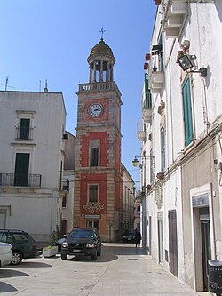 Torre dell'Orologio in piazza Plebiscito