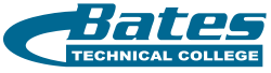Bates Technical College blue & white logo