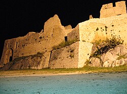 Castello d'Evoli by night