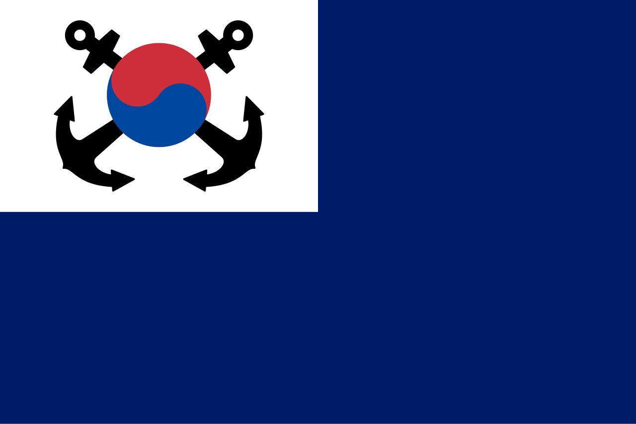 Flag of the Republic of Korea Navy.svg