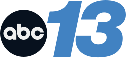 The ABC network logo next to a blue 13 in an italic thick sans serif.