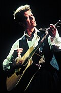 David Bowie performing