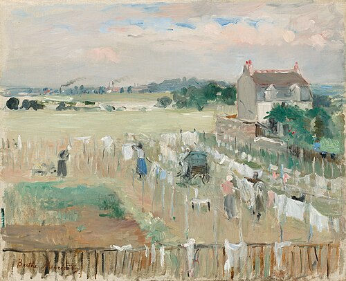Hanging the Laundry out to Dry[i] (1875), National Gallery of Art Washington