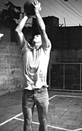 A basketball player in Israel, 1969