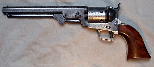 Early Colt Navy Mod 1851 Second Model squareback trigger guard