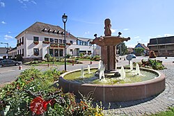 The town hall in Herrlisheim