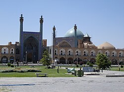 View of the mosque from Naqsh-e Jahan Square