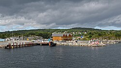 Picture of Sandstad Ferry Terminal in July 2022