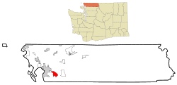 Location of Sudden Valley, Washington