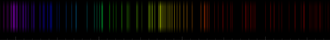 Color lines in a spectral range