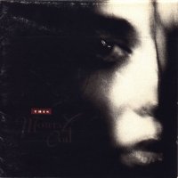 A dark, atmospheric album cover featuring a silhouetted figure against a textured background
