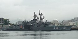 JS Jintsū and JS Haruyuki on 18 June 2011.