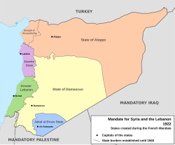 Location of State of Aleppo