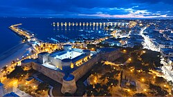 Night view of Manfredonia