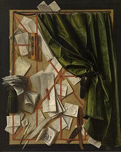 Cornelis Norbertus Gysbrechts (c. 1660–1683), Trompe-l'œil (c. 1680), Los Angeles County Museum of Art