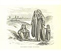 Kashmiri Muslim women in traditional long pheran, 1870