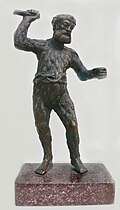 "Wild Man", c. 1521/22, bronze by Paulus Vischer [wikidata]