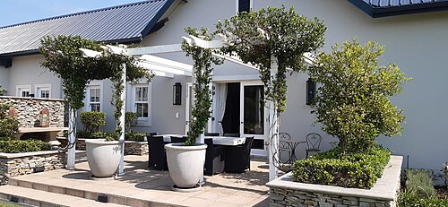 Pergola with creepers