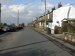 Terraced cottages at Affetside