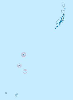 Location of Sonsorol in Palau