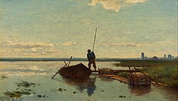 Paul Gabriël (undated): Polder landscape, Gemeentemuseum, The Hague.