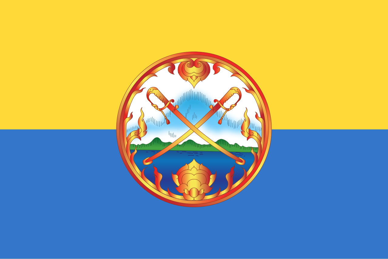 Flag of Krabi (blue-yellow).svg