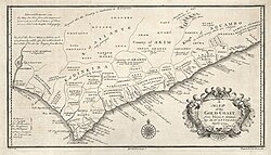 D'Anville's 1729 map recognizing "Great Akani" (Akyem) as a major polity on the Gold Coast