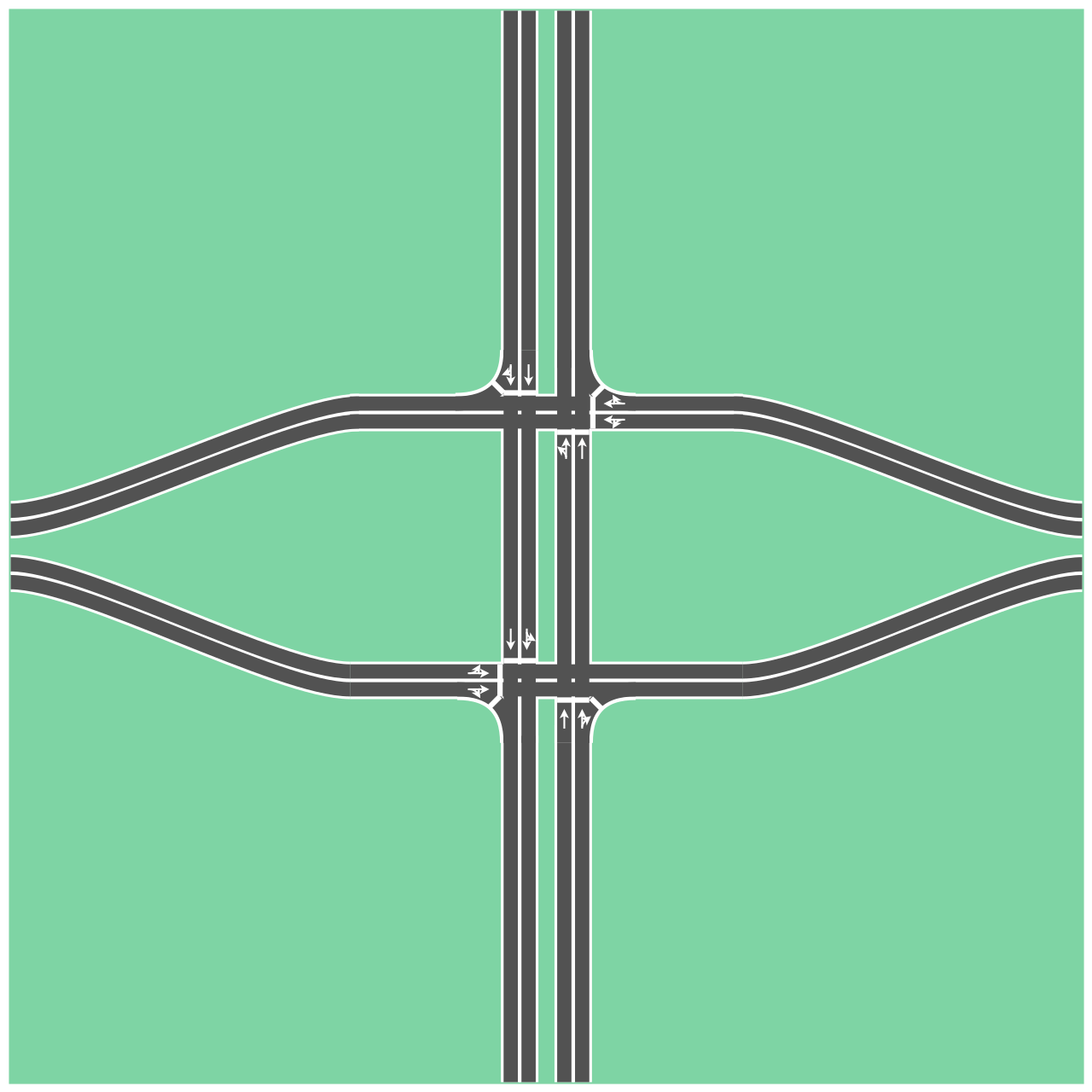 Split intersection (grn).svg