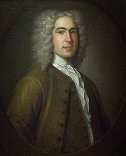 1730 portrait of Thomas Hancock in the Museum of Fine Arts in Boston
