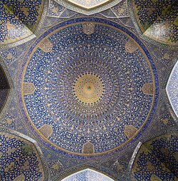 Interior view of the main dome