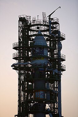 GIOVE B on the launch pad