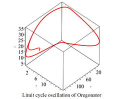 Limit cycle oscillation of Oregonator