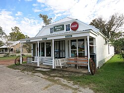 The Mustang Alley Antiques Store in Cat Spring