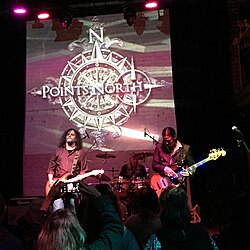 The band (Eric Barnett, Kevin Aiello and Uriah Duffy) at The New Parish in Oakland, May 2015