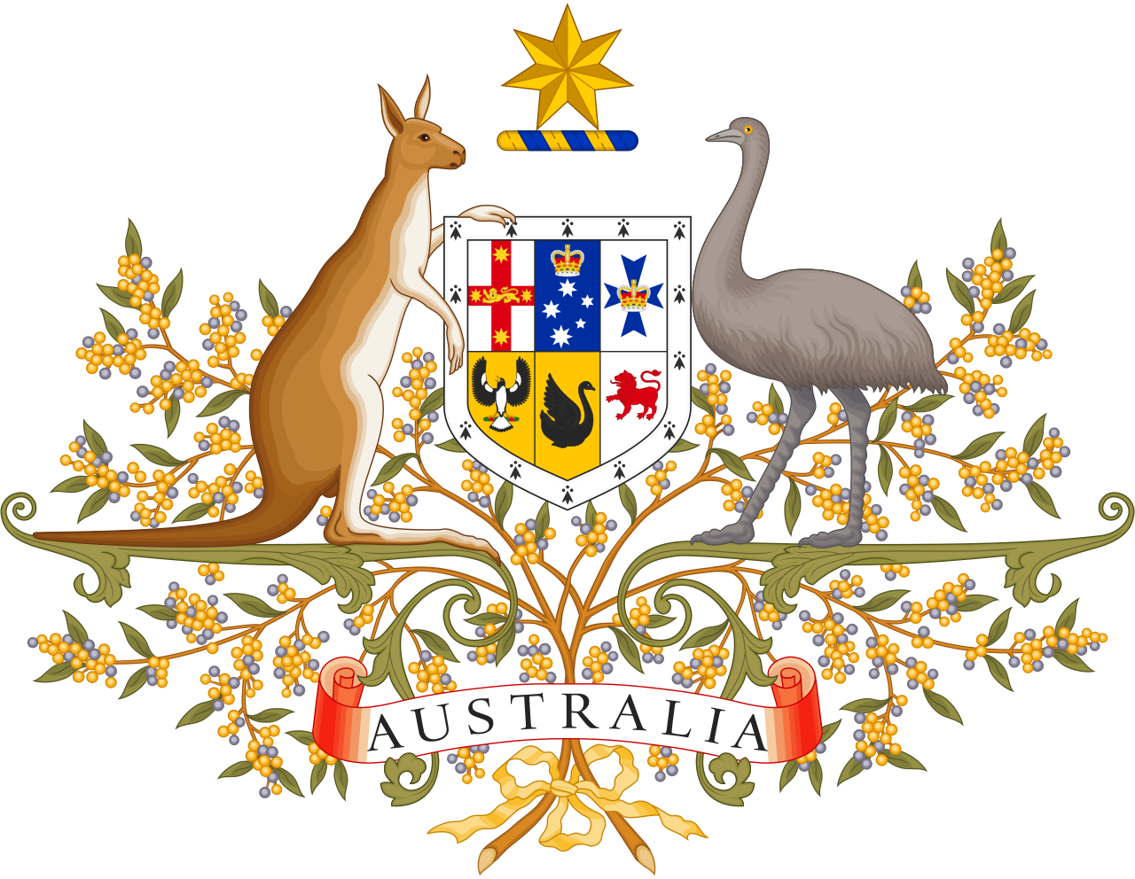 Coat of arms of the Commonwealth of Australia.svg