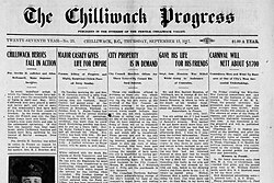 B&W newspaper