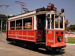 Heritage tramways in Istanbul