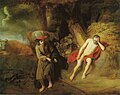 Mercurius, Argus and Io by Cornelis Bisschop (17th century)