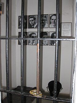Eight militants were hanged.