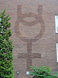 Stylized Mercury symbol