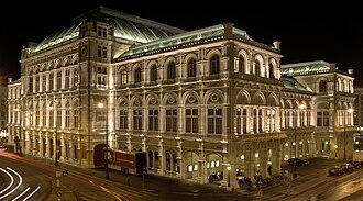 Rear of the opera house, showing the stage wings