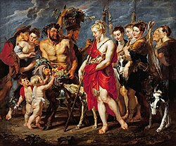 Diana Returning from the Hunt, c. 1617, oil on canvas, Hessisches Landesmuseum Darmstadt, collaboration with Snyders