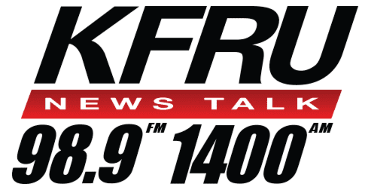 KFRU 1400 AM and 98.9 FM logo.png