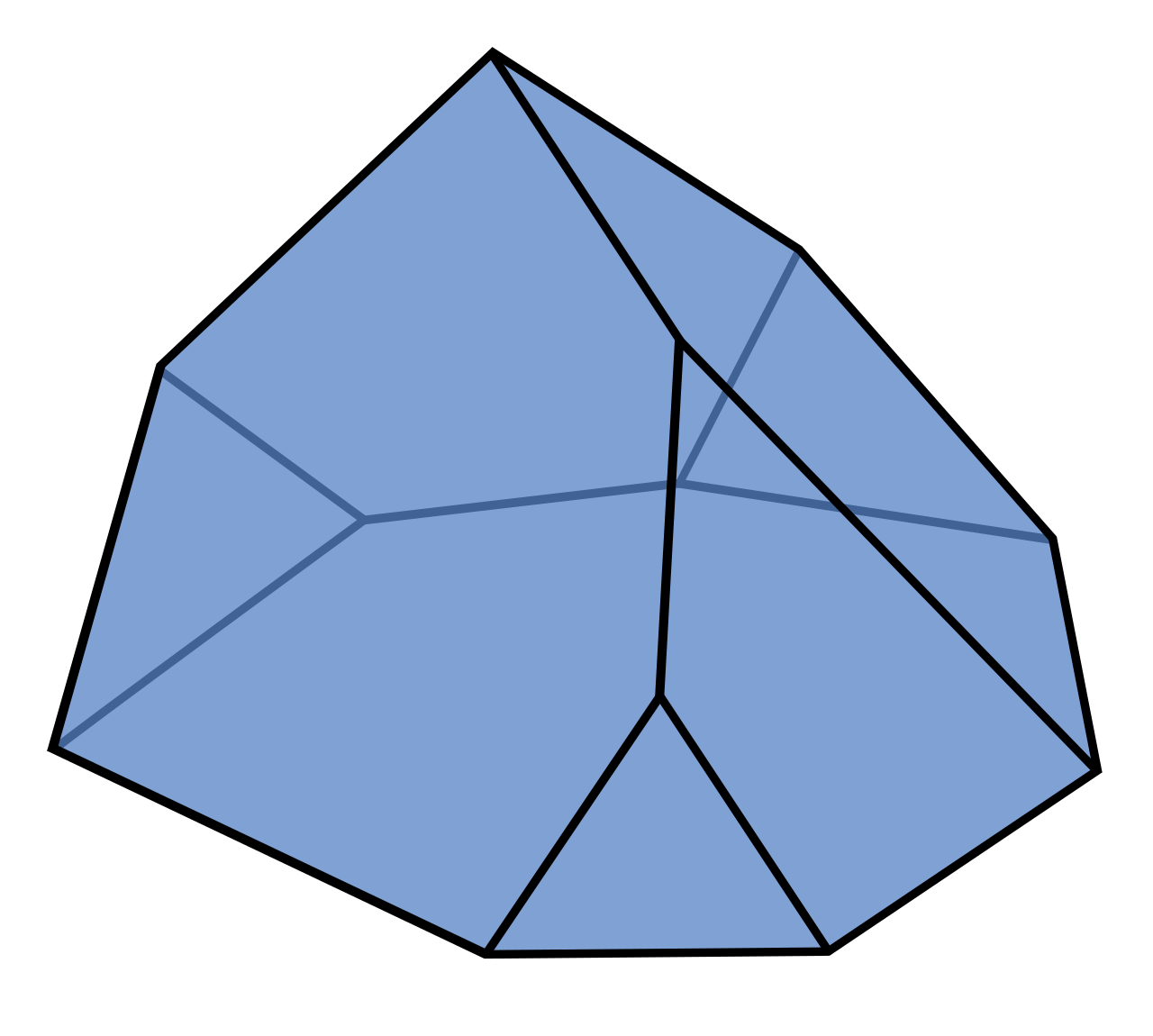 Frucht graph as a convex polyhedron.svg