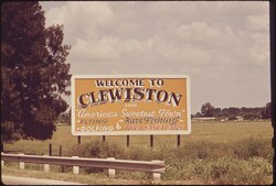 Welcome to Clewiston road sign