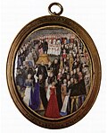 An Elizabethan Maundy, miniature by Teerlinc, c. 1560